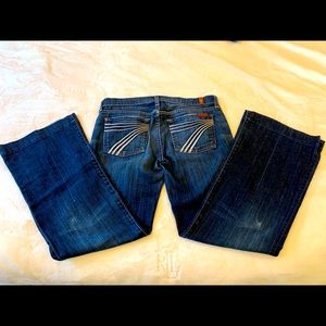 Size 27 7 for all mankind Dojo flip flop.